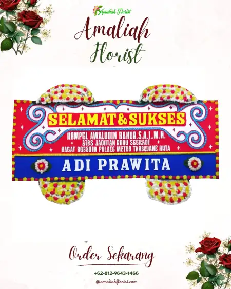 Papan Bunga Ucapan Selamat Aradide