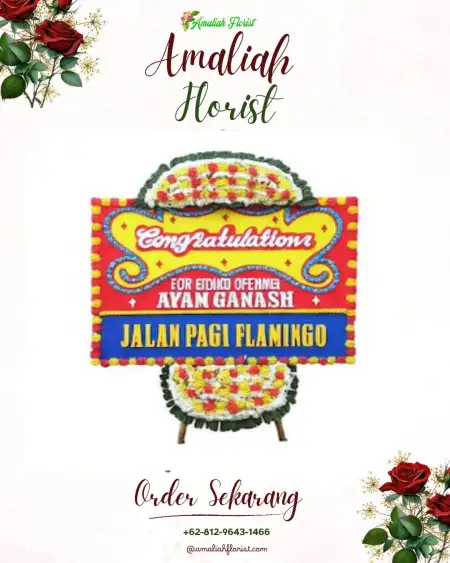 Sewa Papan Bunga Aradide